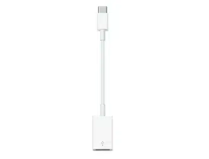 Apple USB C to USB adapter for charging and data transfer.