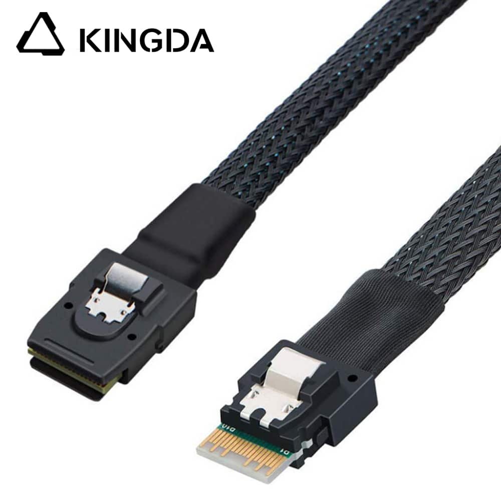 MINI SAS 8087 to SLIM SAS 8654 4I Server Internal High Speed Connection Wire Harness