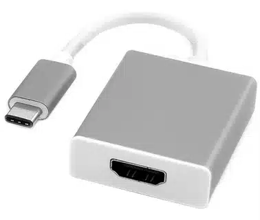 USB C HDMI adapter for Android smartphone to TV connection.