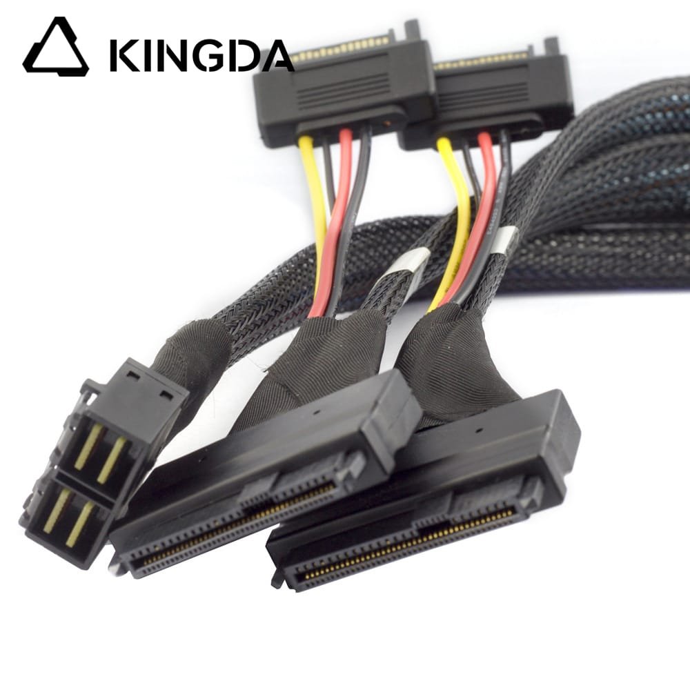 2 port SFF 8643 to sff 8639 with sata 15P