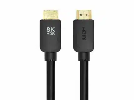 HDMI HDR cable with gold-plated connectors for high definition transmission