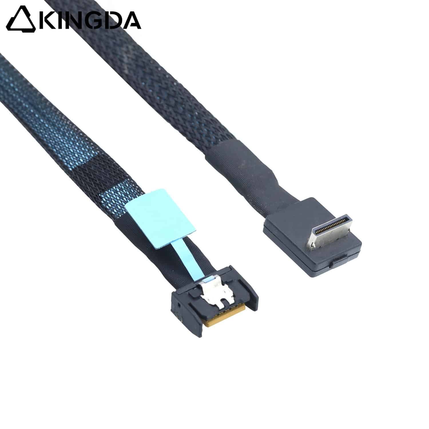 90 degree PCIE Oculink SFF 8611 4I TO MCIO