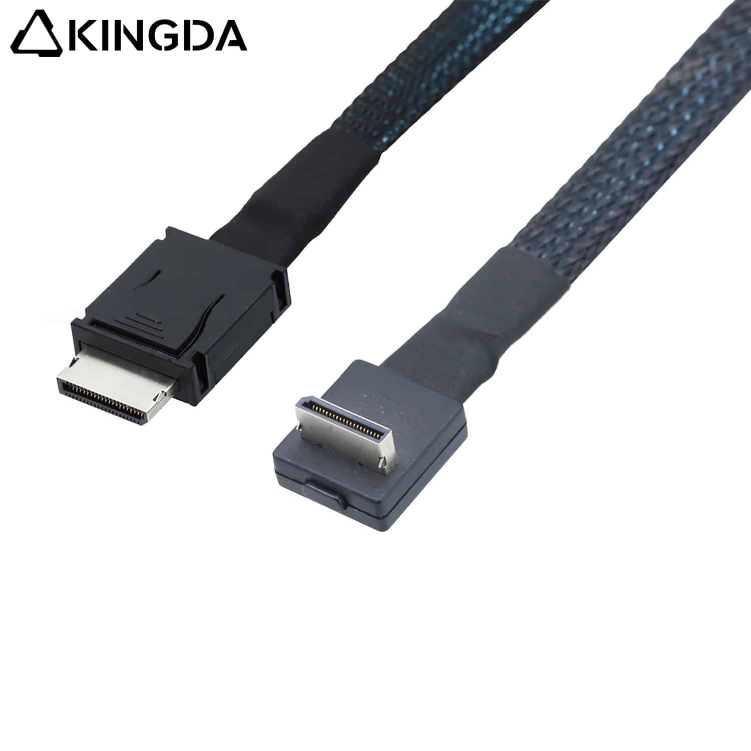 90 degree PCIE Oculink SFF 8611 4I TO SFF 8611 4I