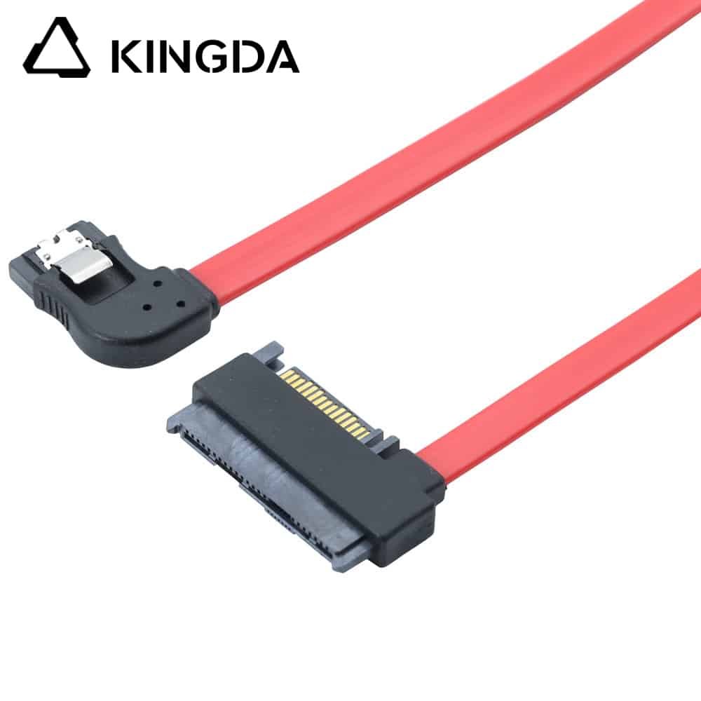 90 degree sata 7P female to sff 8482 red cable