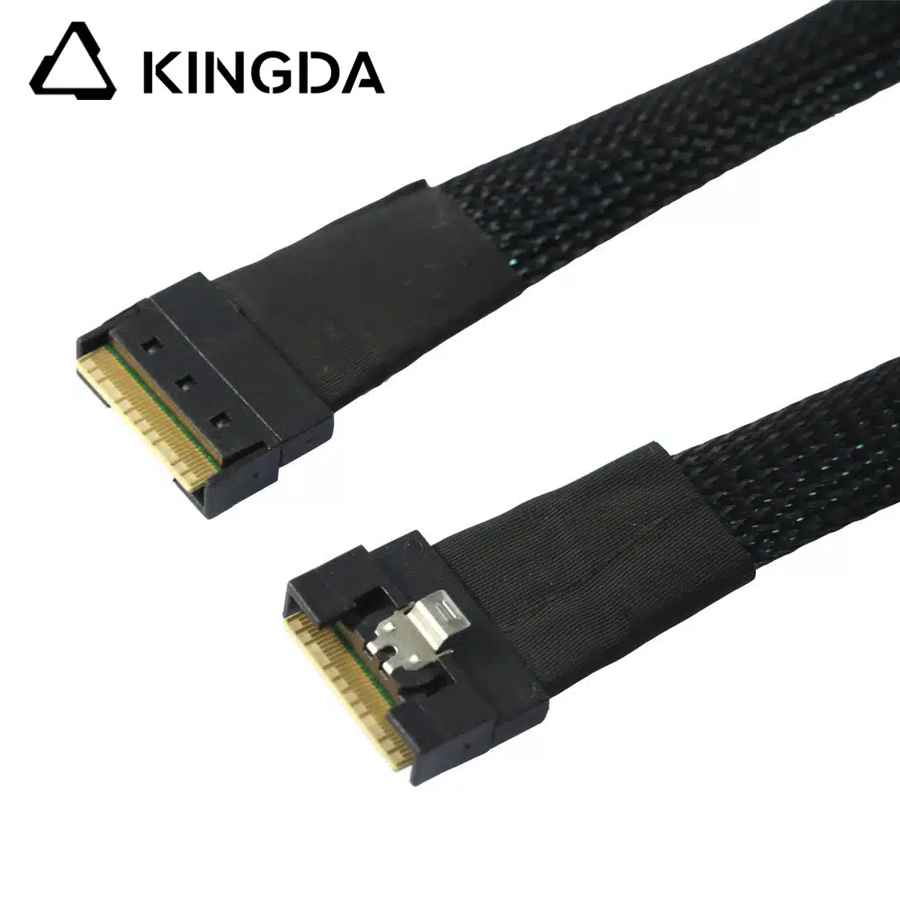 Anti-misalignment Insertion Slim SAS SFF 8654 8I male to male