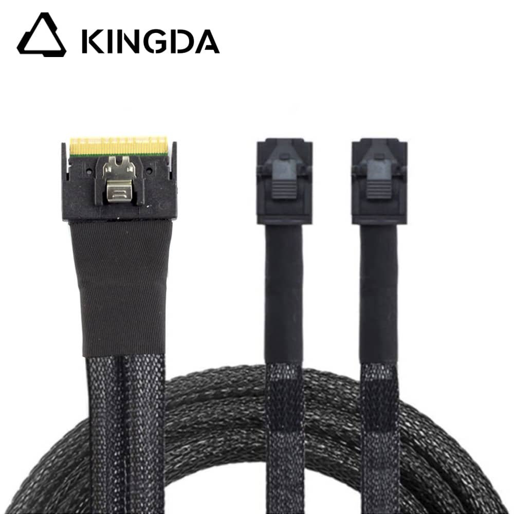 Anti-misalignment Insertion Slim SAS SFF 8654 8I to dual SFF8643