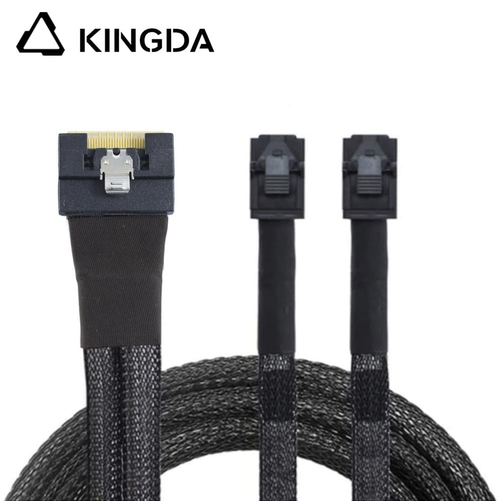 Anti-misalignment Insertion Slim SAS SFF 8654 8I to dual SFF8643