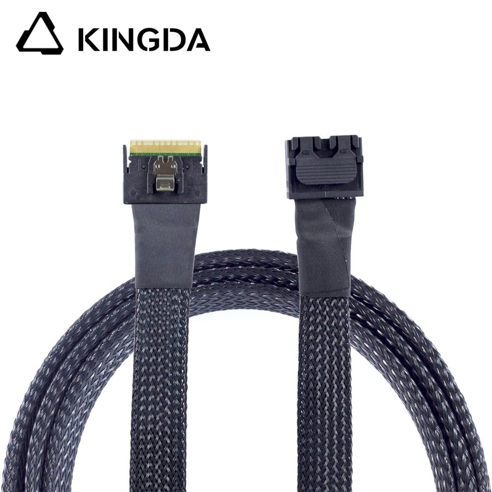 Anti-misalignment Insertion Slim SAS SFF 8654 8I to dual port sff 8643