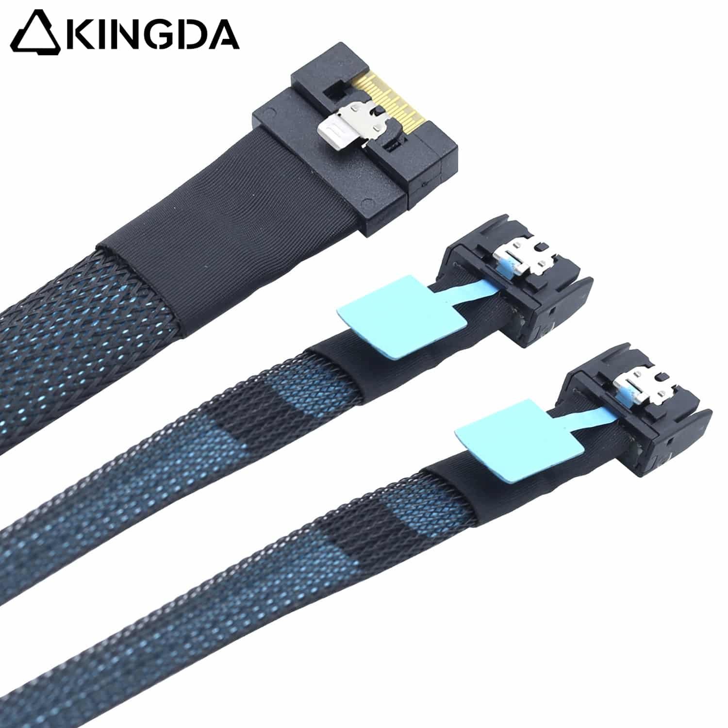 Anti-skew Insertion SFF 8654 8I to dual MCIO SFF 8654 8I