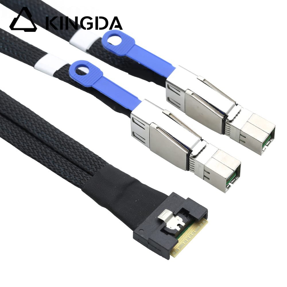 Anti-skew Insertion SFF 8654 8I to dual SFF 8644