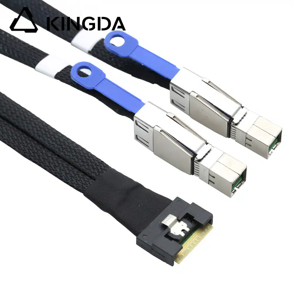 Anti-skew Insertion SFF 8654 8I to dual SFF 8644