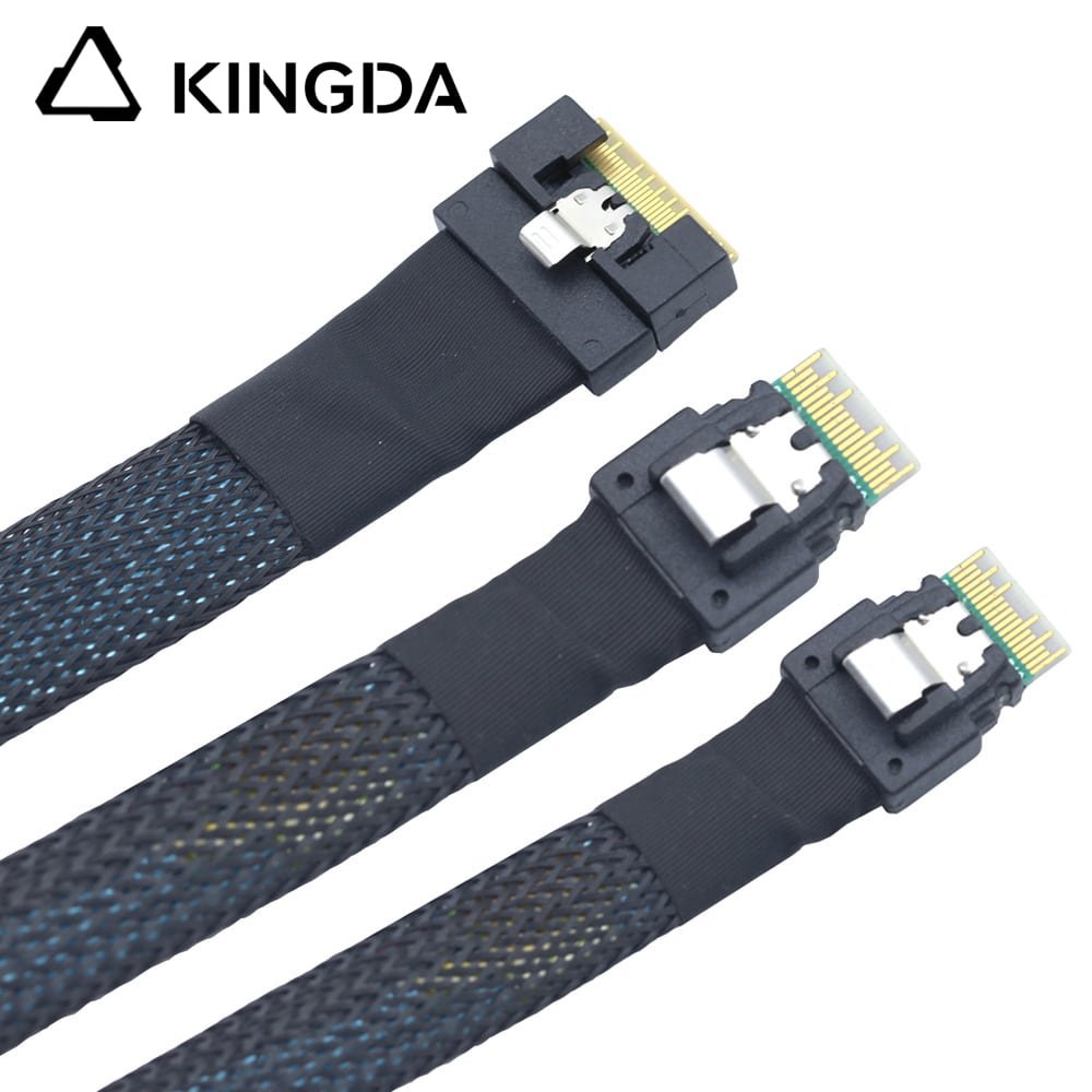 Anti-skew Insertion SFF 8654 8I to dual SFF8654 4i