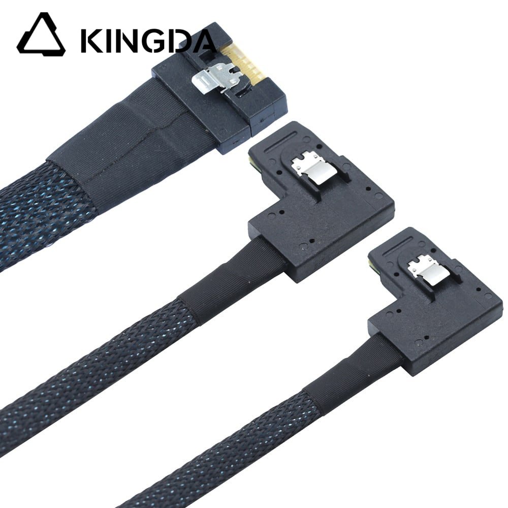 Anti-skew Insertion SFF 8654 8I to dual left bend sff 8087
