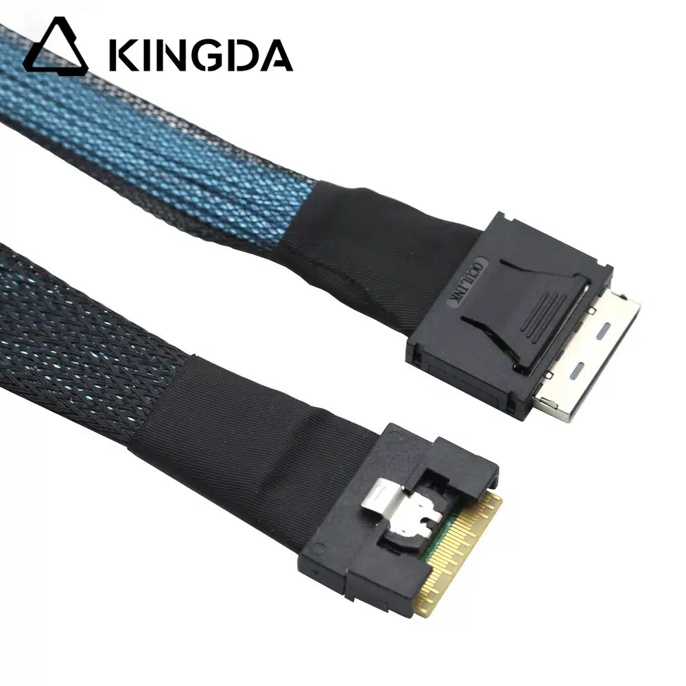 Anti-skew Insertion SFF 8654 8I to dual portt Oculink sff 8611 8i