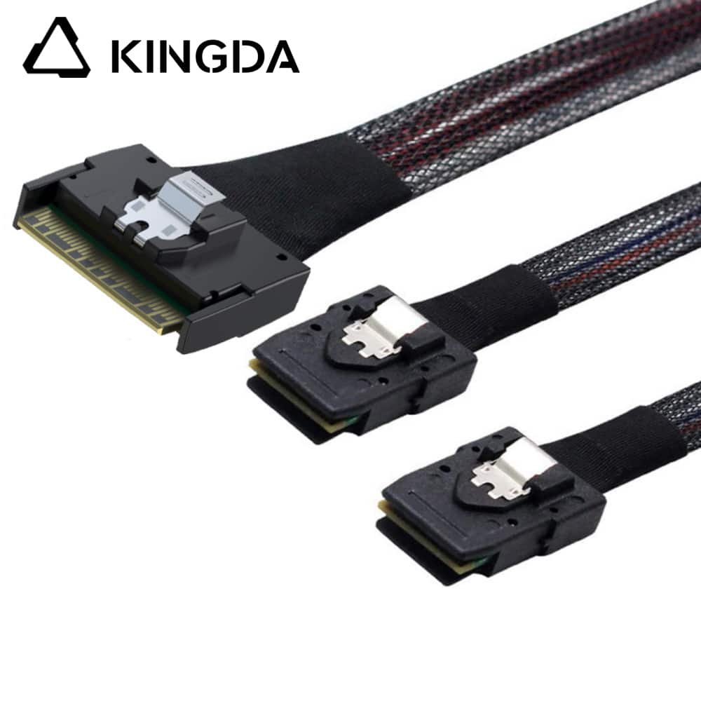 Anti-skew Insertion SFF 8654 8I to dual straight SFF 8087