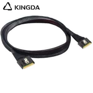 Fully enclosed anti-slip insertion anti-tilt insertion Slim SAS SFF 8654 8I male to male