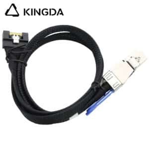 Fully enclosed anti-slip insertion anti-tilt insertion Slim SAS SFF 8654 8I to dual SFF 8644