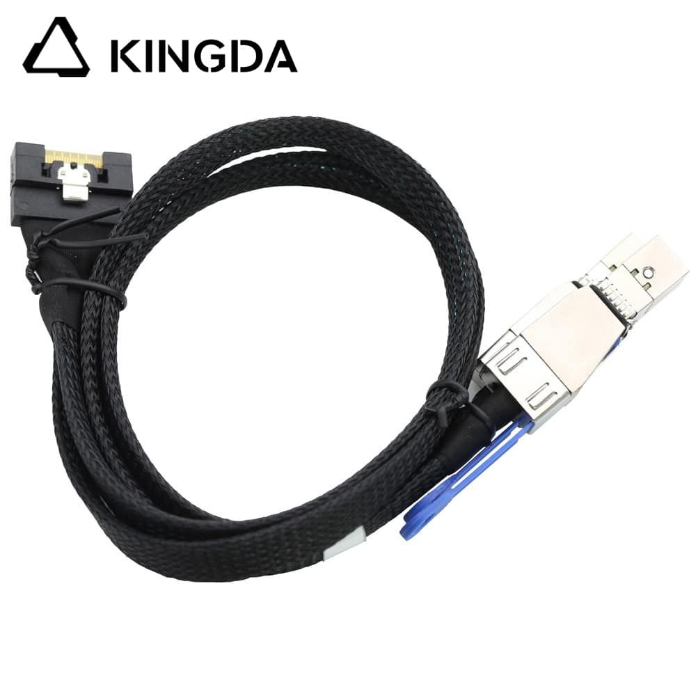 Fully enclosed anti-slip insertion anti-tilt insertion Slim SAS SFF 8654 8I to dual SFF 8644