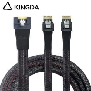 Fully enclosed anti-slip insertion anti-tilt insertion Slim SAS SFF 8654 8I to dual SFF8654 4i