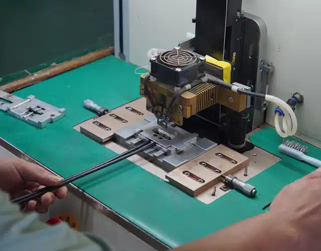 Advanced cable manufacturing equipment at Kingda Cables factory ensuring precision and efficiency