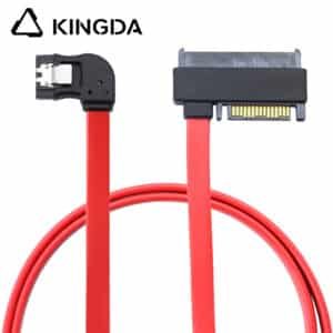 Left turn SATA 7P female to SFF 8482 cable