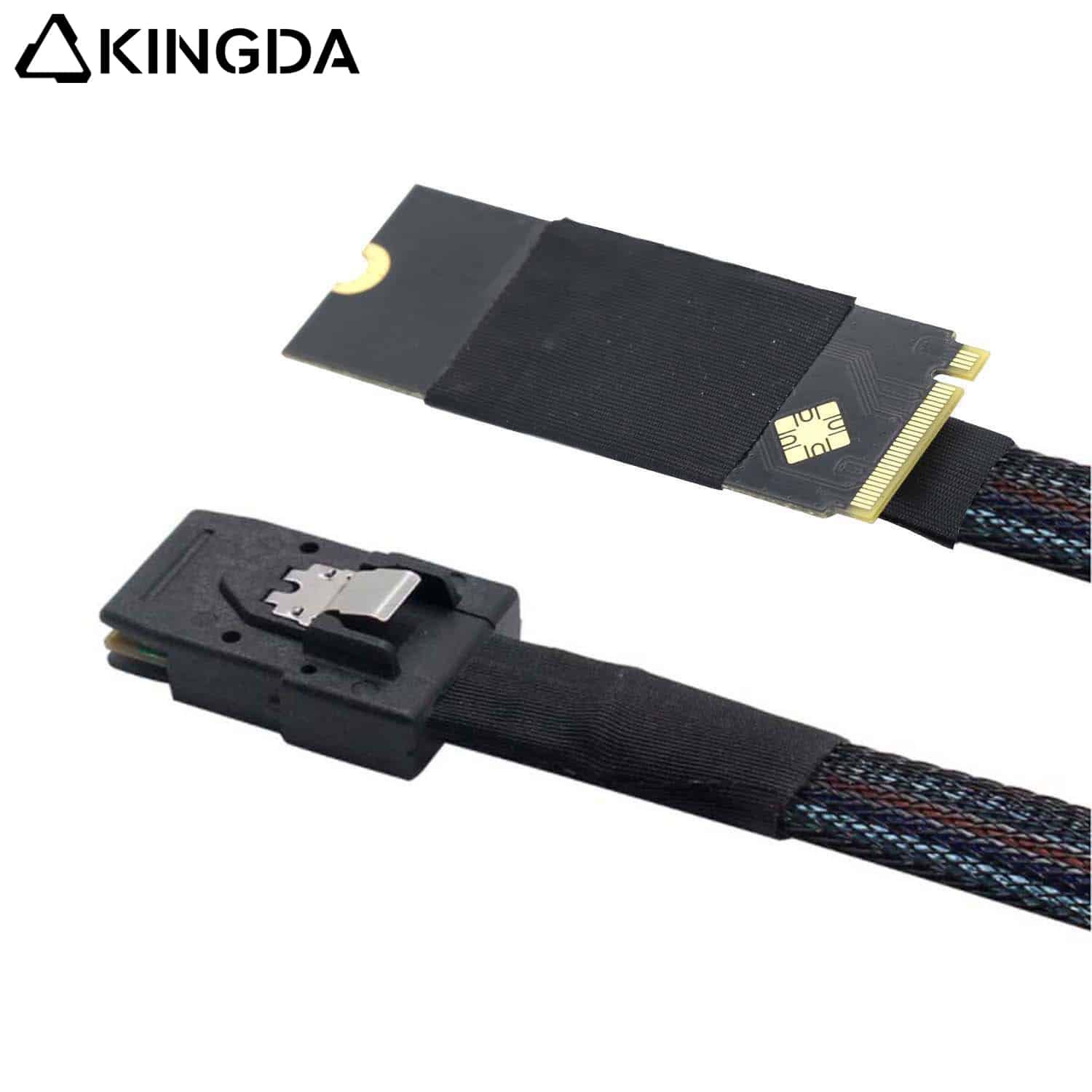 M.2 (M-Key NVMe 2260) 8643 to straight SAS SFF-8087