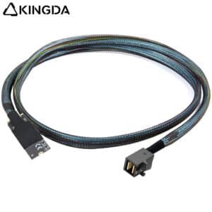 M.2 (M-Key NVMe 2260) PCB to SAS SFF 8643 cable