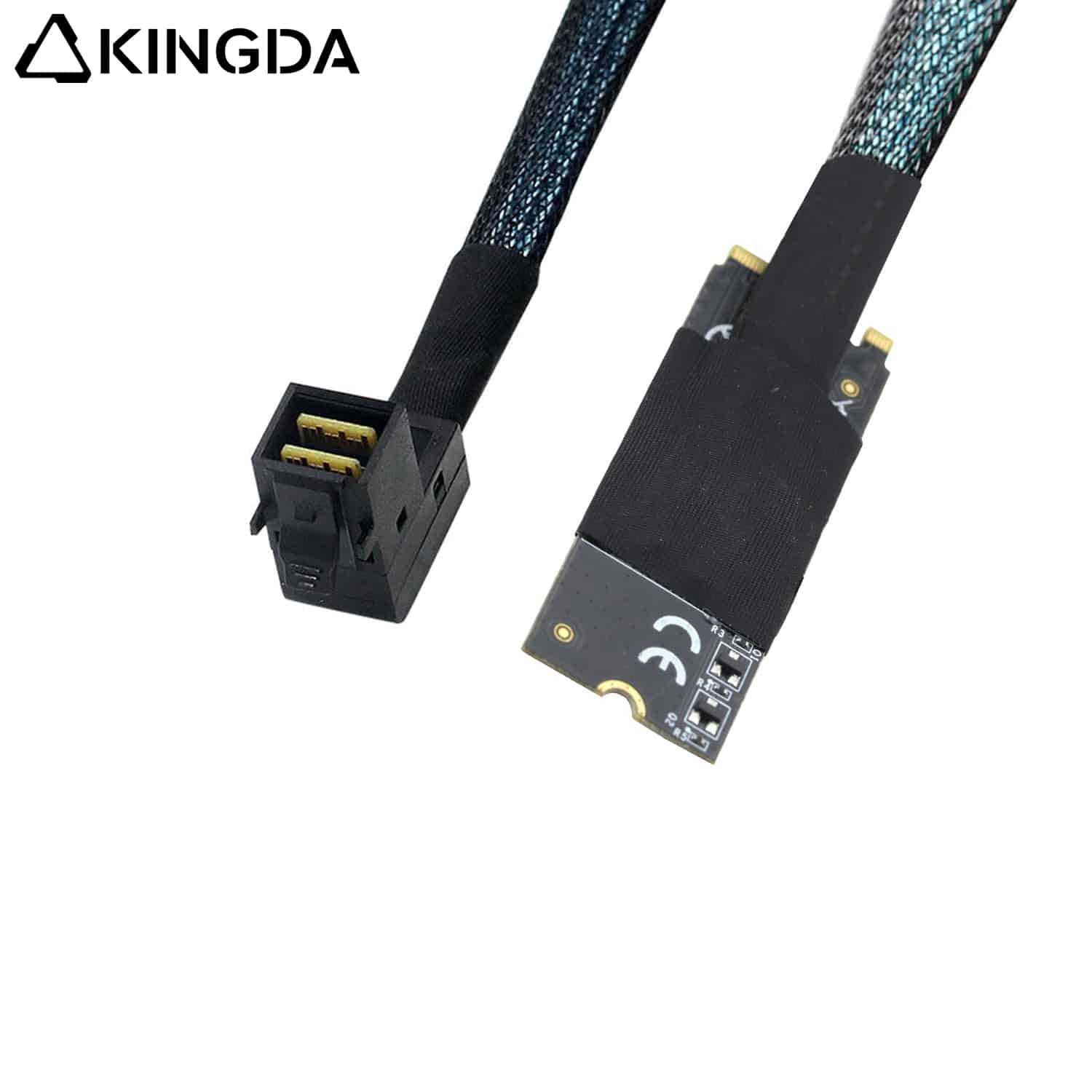 M.2 (M-Key NVMe 2260) to SAS SFF-8643