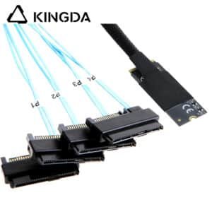 M.2 (M-Key NVMe 2260) to SAS8482 2-in-1