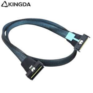 MCIO 74 Pin cable to SAS 4.0 low profile