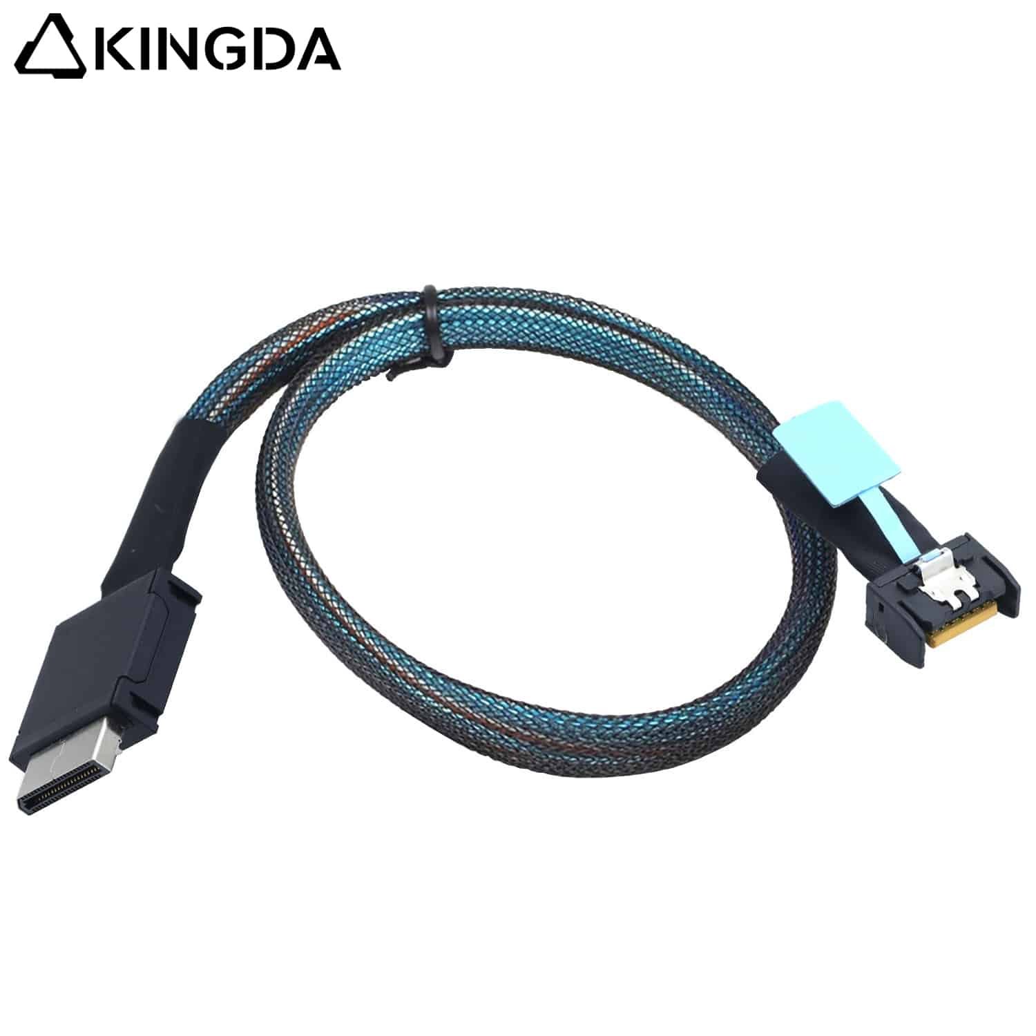 MCIO 8654 4I to Oculink 8611 4i cable