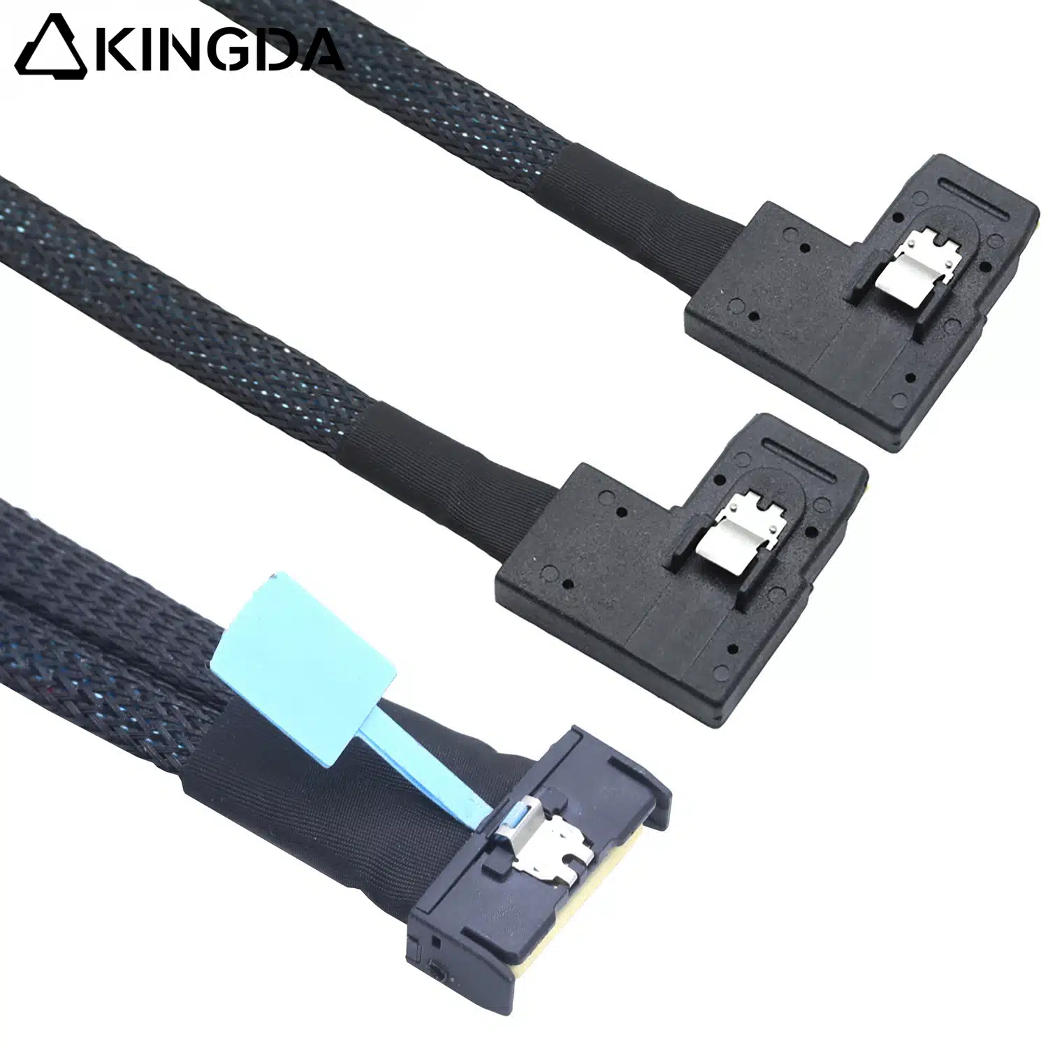 MCIO 8654 8I TO 2X port left bend sff 8087