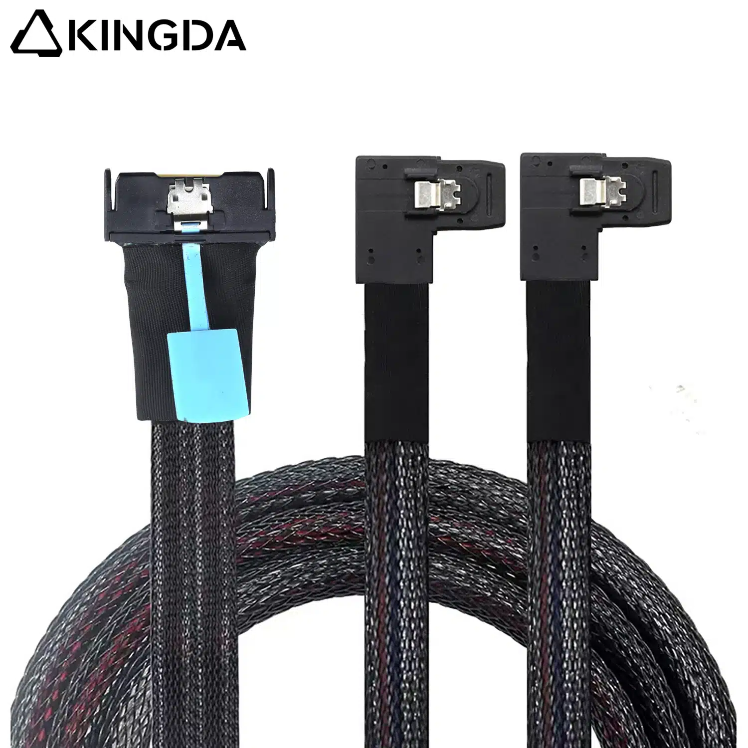 MCIO 8654 8I to 2X right bend SFF 8087