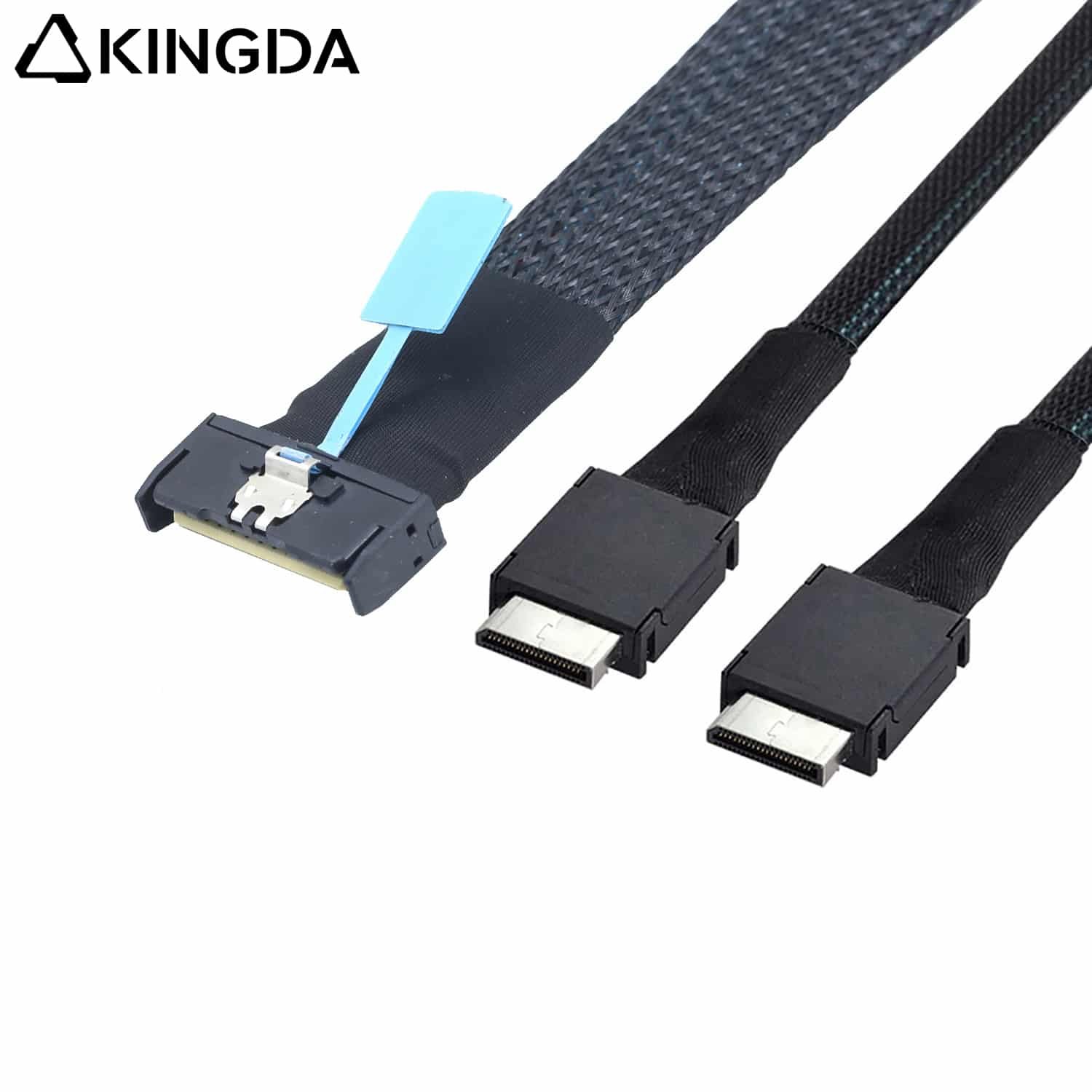 MCIO 8654 8I to dual Oculink 8611 4i cable