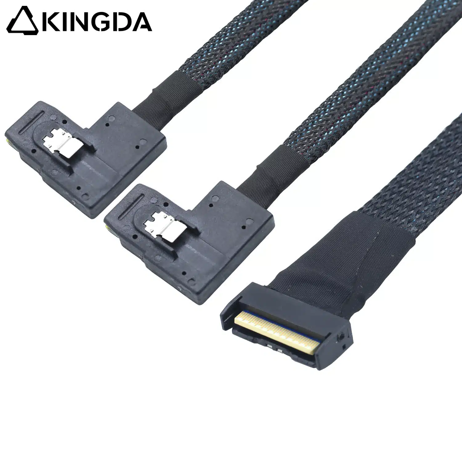 MCIO 8654 8I to dual right bend SFF 8087