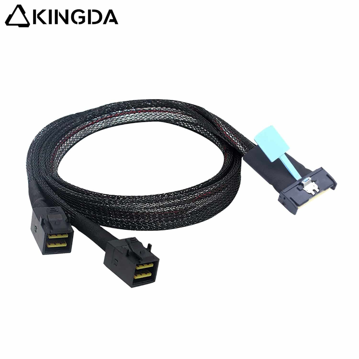 MCIO PCIE SAS SFF-8654 8I to 2 port sff 8643