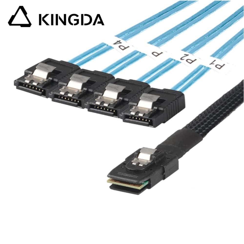 MINI SAS 8087 to 4X SATA Server Internal High-Speed Connection Wire Harness