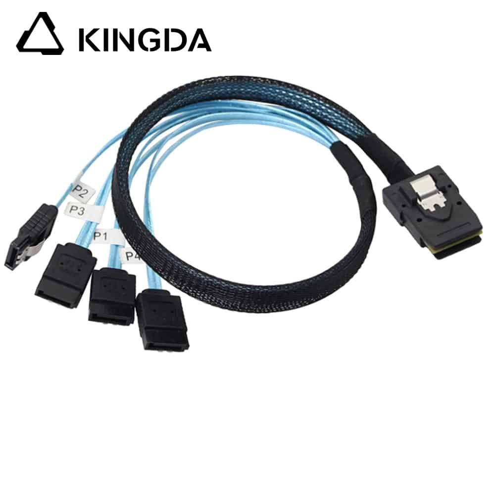 MINI SAS 8087 to 4X SATA Server Internal High-Speed Connection Wire Harness