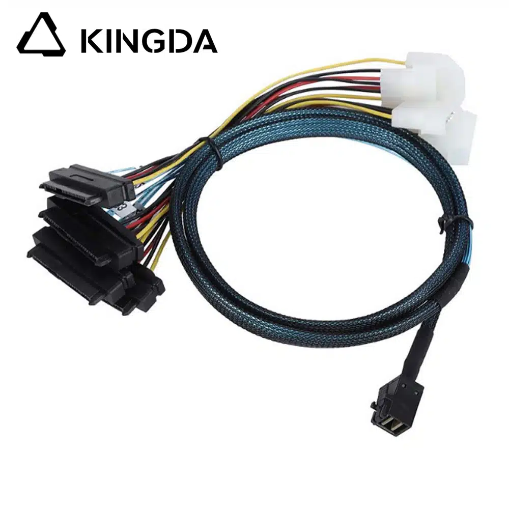 MINI SAS 8643 4i TO 4X sff 8482 with power