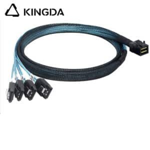 MINI SAS 8643 to 4X SATA 7P female cable