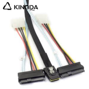 MINI SAS SFF-8087 TO 2X SFF-8482 with Power Servers In-computer High-Speed Connection Cable