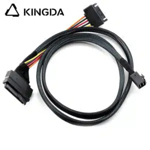 MINI SAS SFF-8643 to SFF-8639 Female with SATA 15P Power