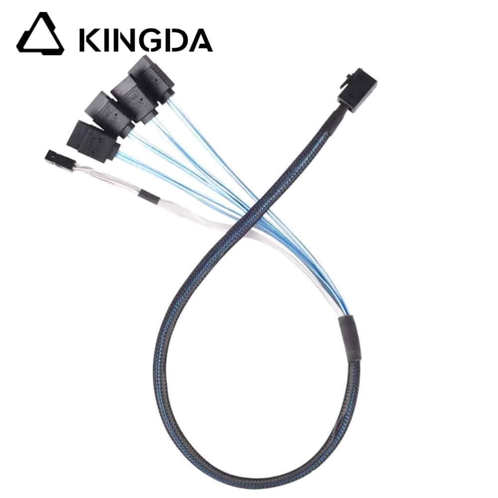 MINISAS 8643 CABLE to sata 7p with sideband 4p
