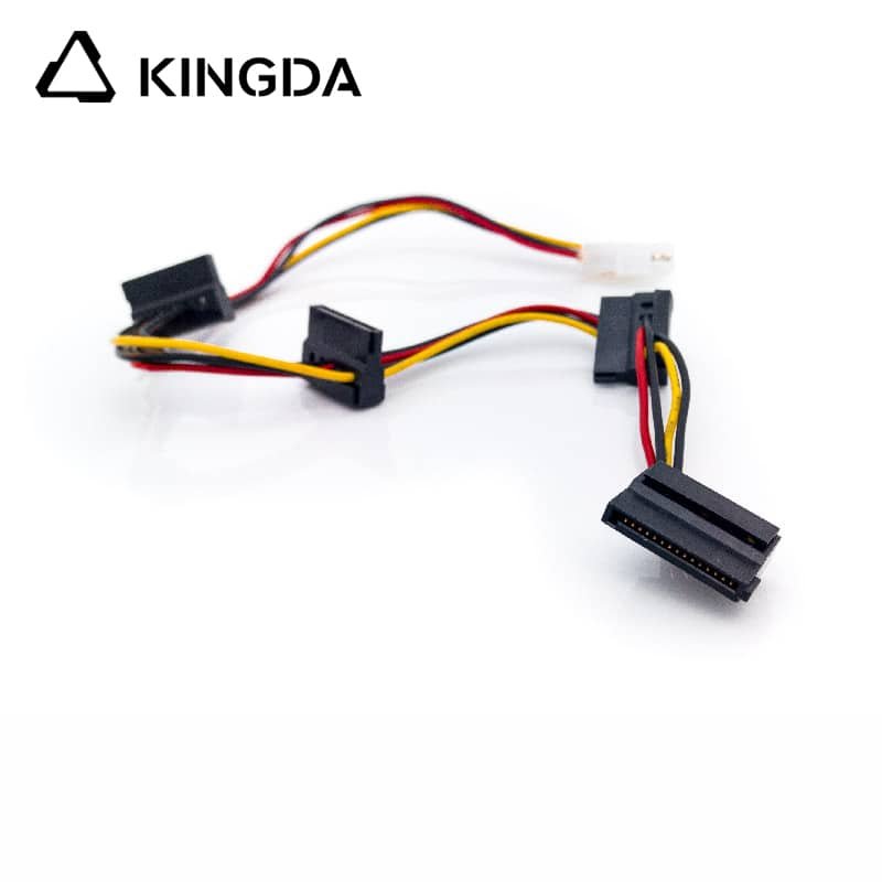 Molex 4pin POWER to IDC SATA 15P