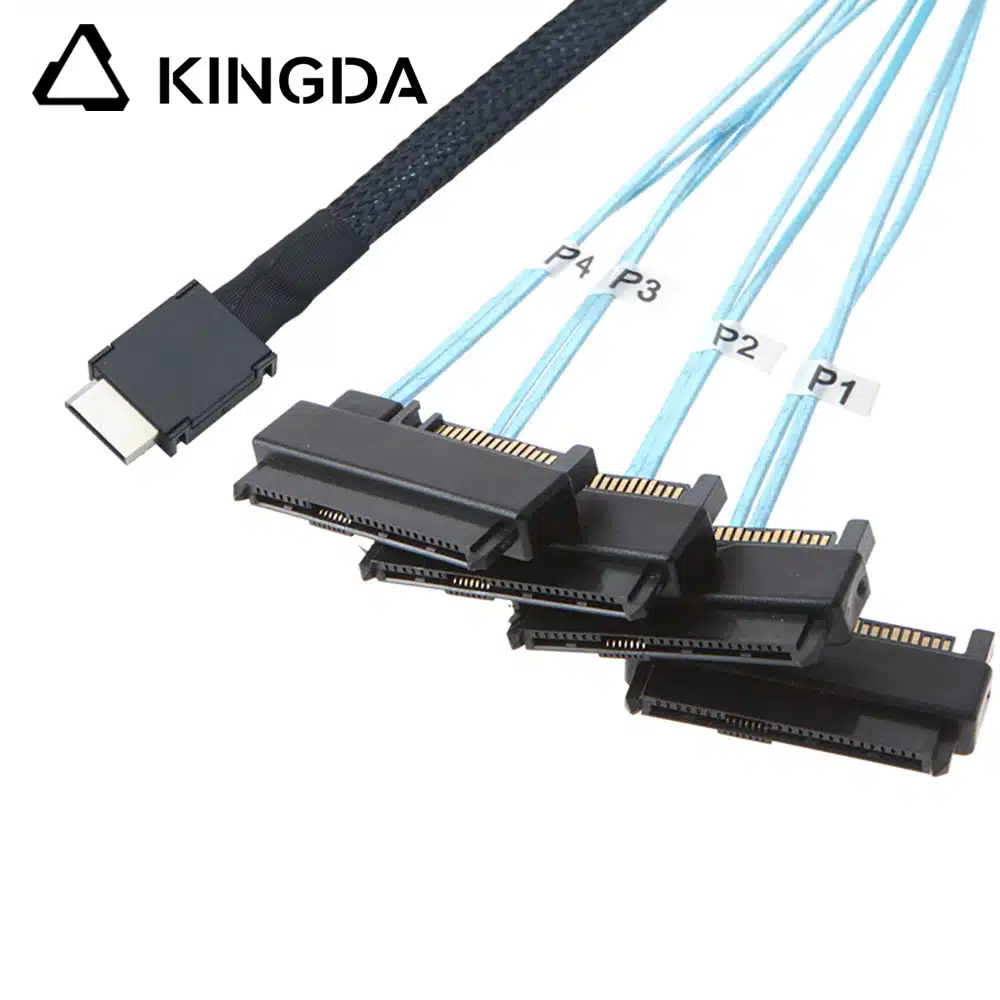 Oculink SFF 8611 4I To 4X SFF 8482 2-in-1
