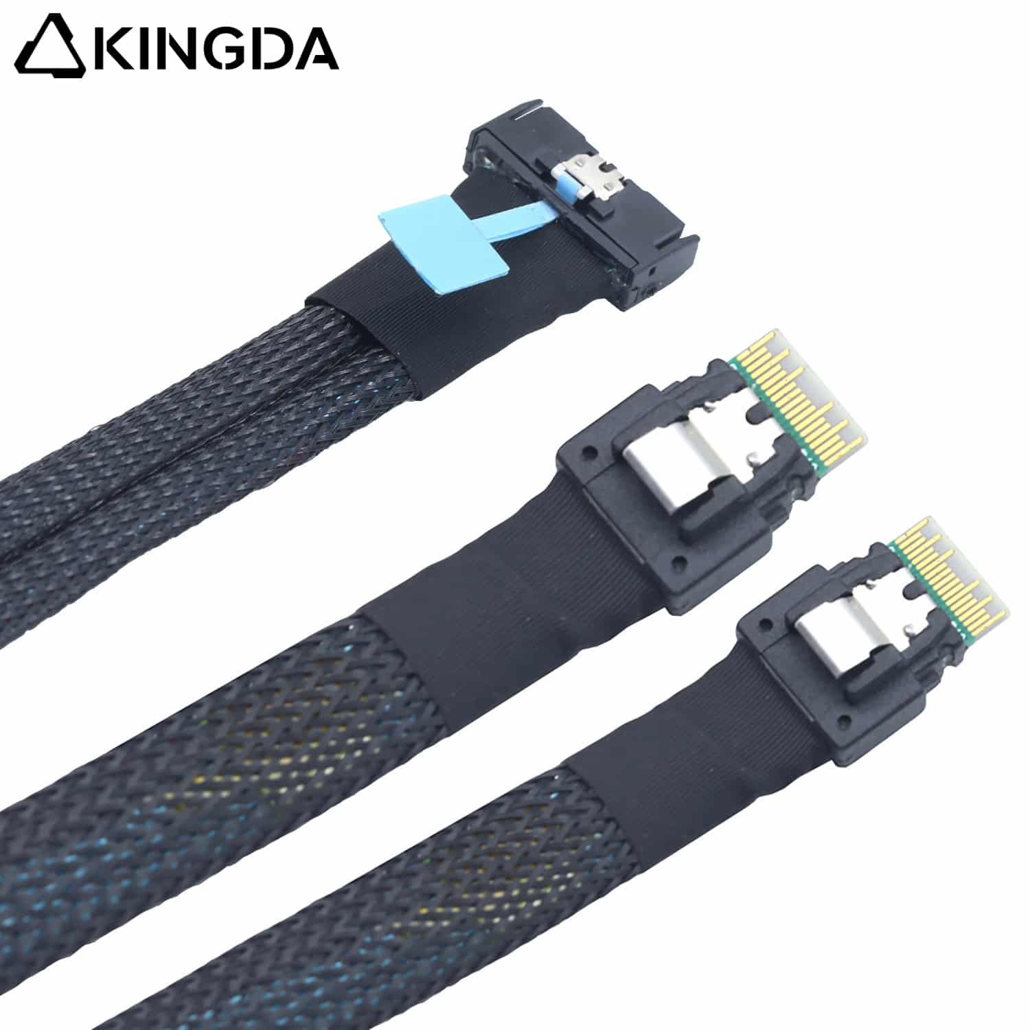 PCIE 5.0 MCIO 8I to 2X sas sff 8654 4i