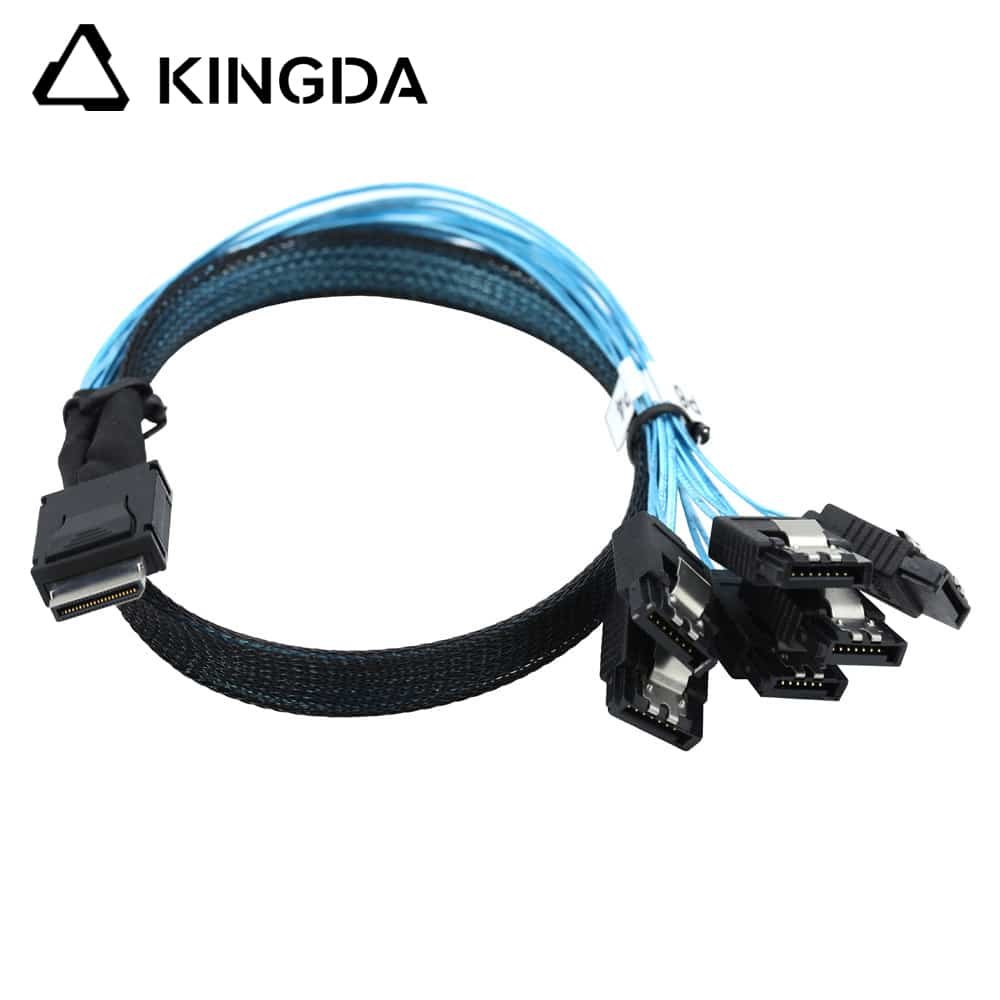 PCIE Oculink SFF 8611 4I To 6X SATA 7P female