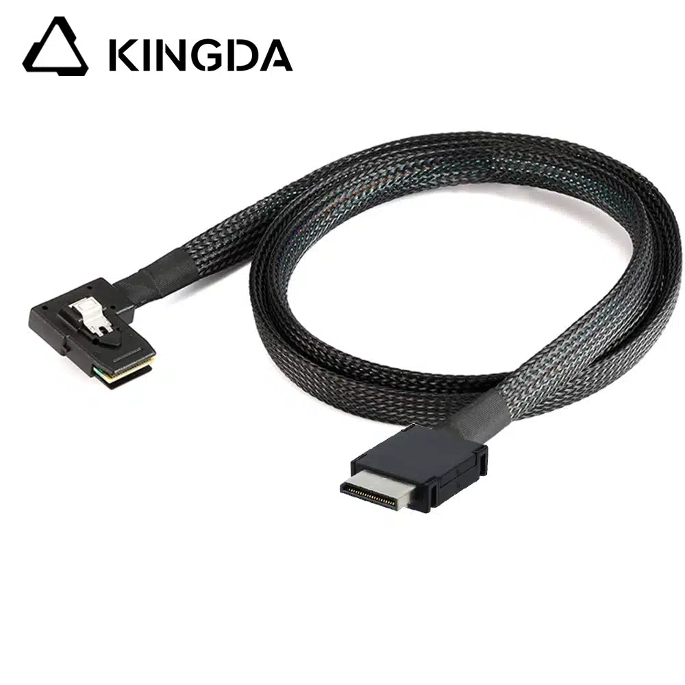 PCIE Oculink SFF 8611 4I To left turn SFF 8087