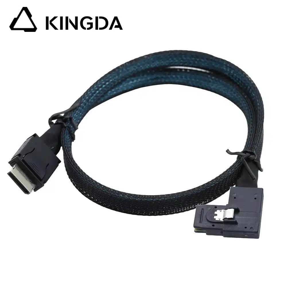 PCIE Oculink SFF 8611 4I To right turn SFF 8087 male