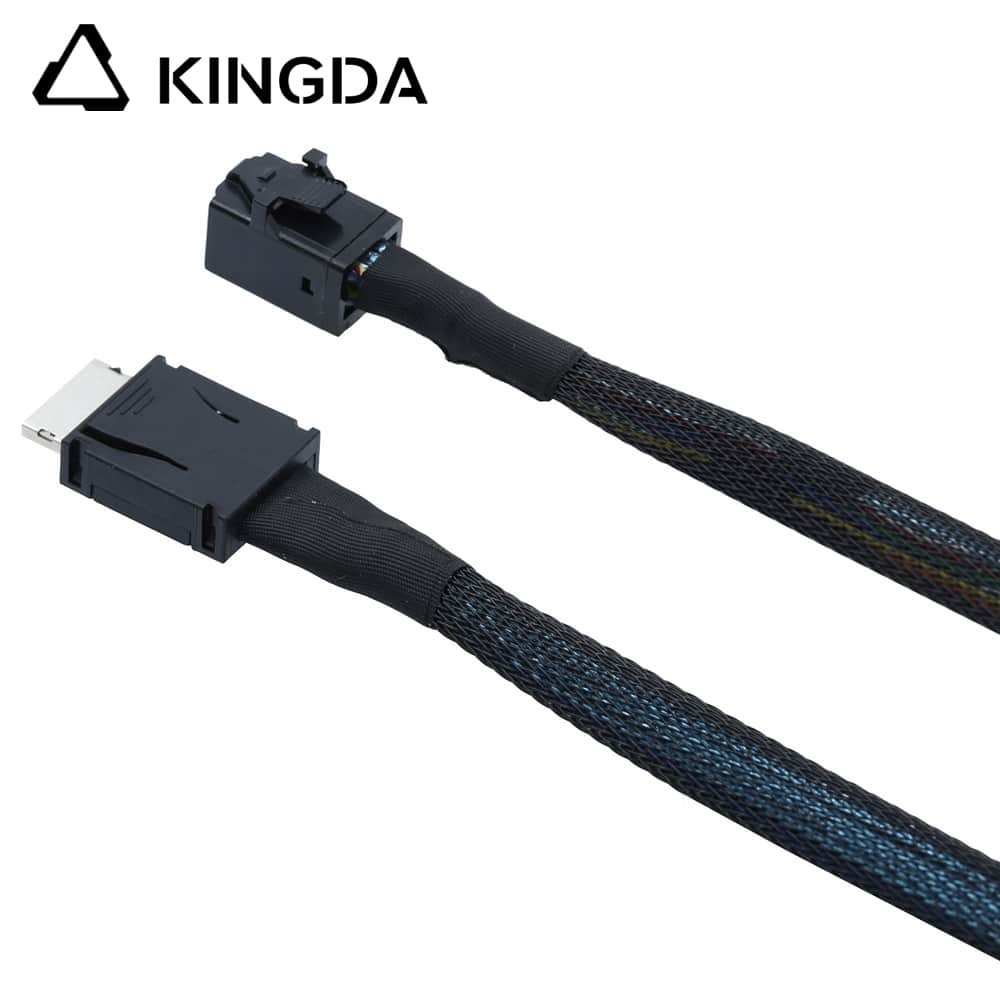 PCIE Oculink SFF 8611 4I male to SFF 8643 sas 4.0